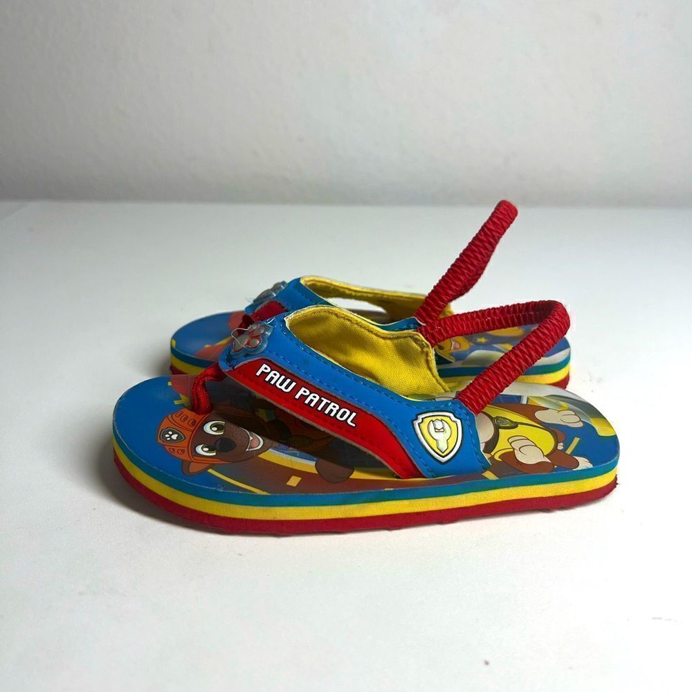 Nickelodeon Paw Patrol Beach Flip Flop (Toddler Boys) Sandal Blue Size 9-10